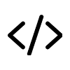 Black silhouette of a handgun pointing to the left.